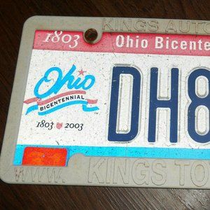 RARE 2003 OHIO BICENTENNIAL LICENSE PLATE